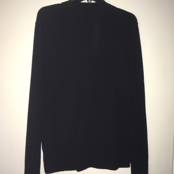 Men’s JF cardigan - black and gray argyle. - Picture 2 of 4